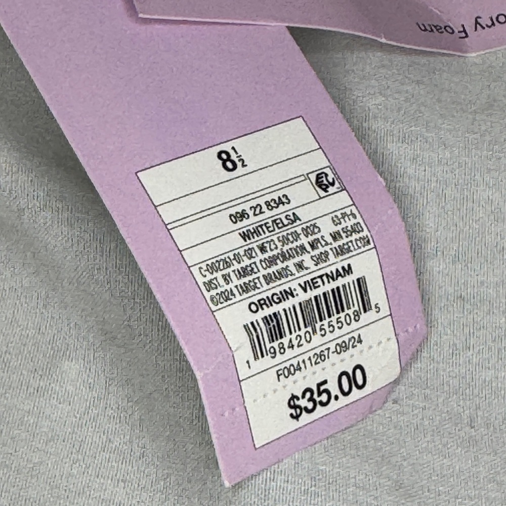 Target White Floral Cutout Flats - Picture 3 of 4